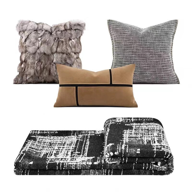 Model Room Tailstock Towel and Couch Cover