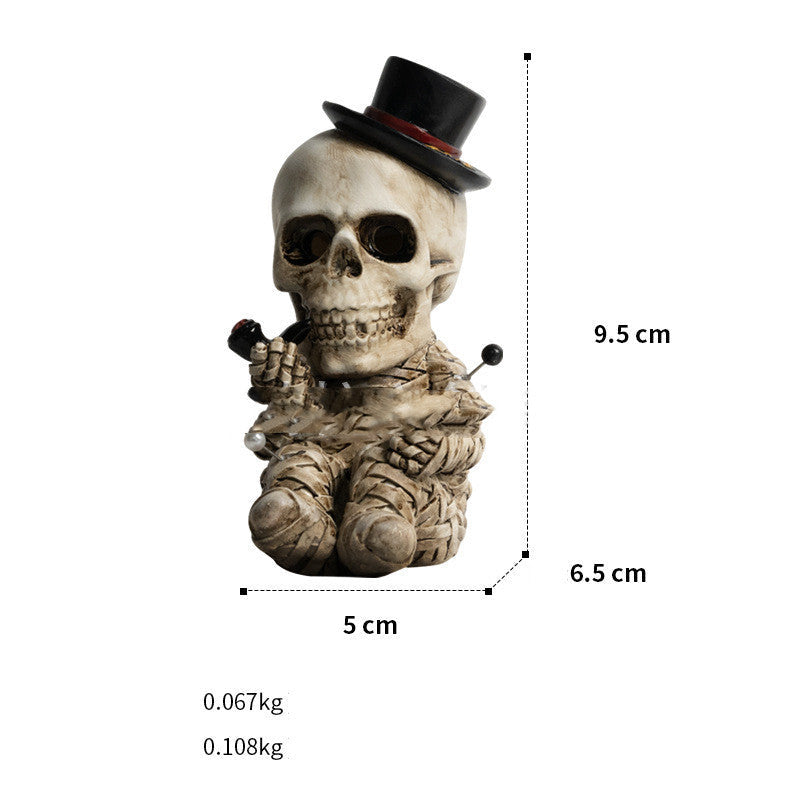 Halloween Skull Decoration | Resin Aromatherapy Craft for Home Decor