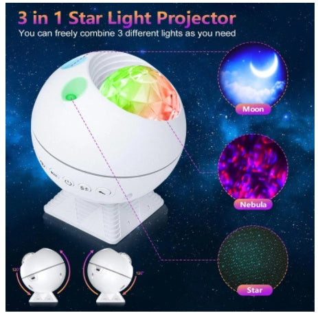 Smart Voice Activated Car Watermark Projection Lamp