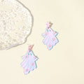 Halloween Earrings | Spooky Flower Laser-Cut Jewelry