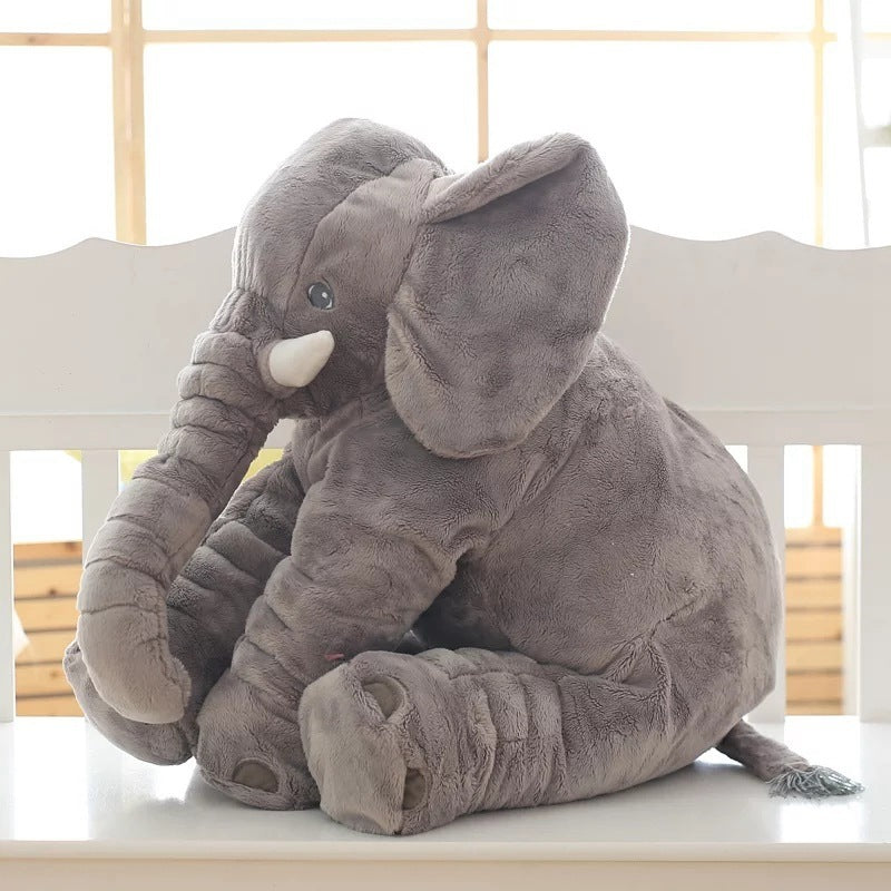 Large Stuffed Elephant Child Sleep Pillow and Toy