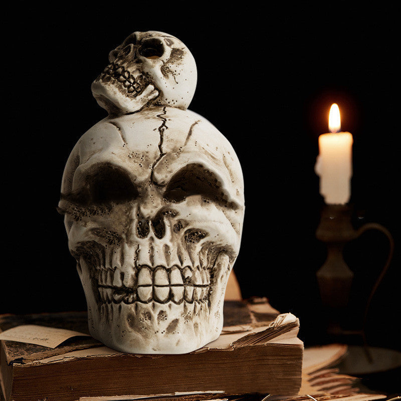 Halloween Skull Decoration | Resin Aromatherapy Craft for Home Decor