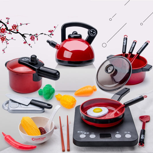 Children's Kitchen Toy Set - 11pcs