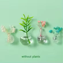 Cute Plant Ceramic Vase Fridge Magnets